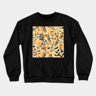 Forest Floral Print Crewneck Sweatshirt